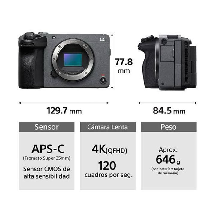 Sony Cinema Line FX30 galería