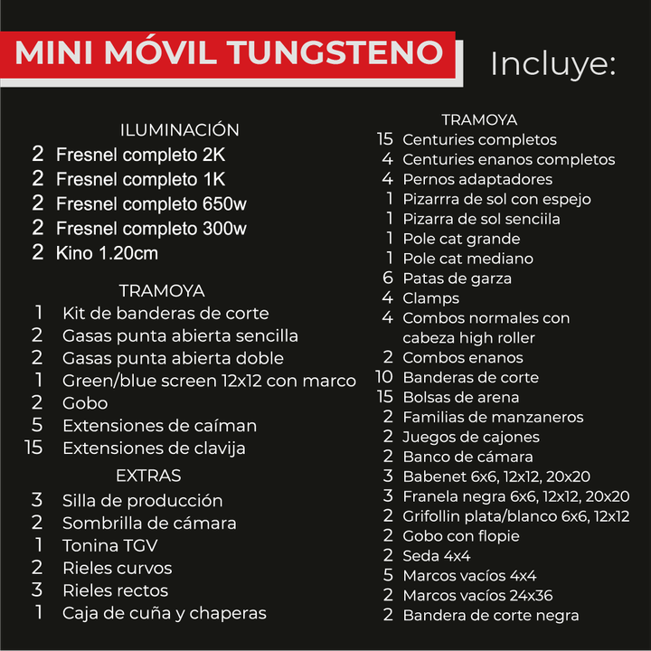 Mini Móvil TUNGSTENO galería